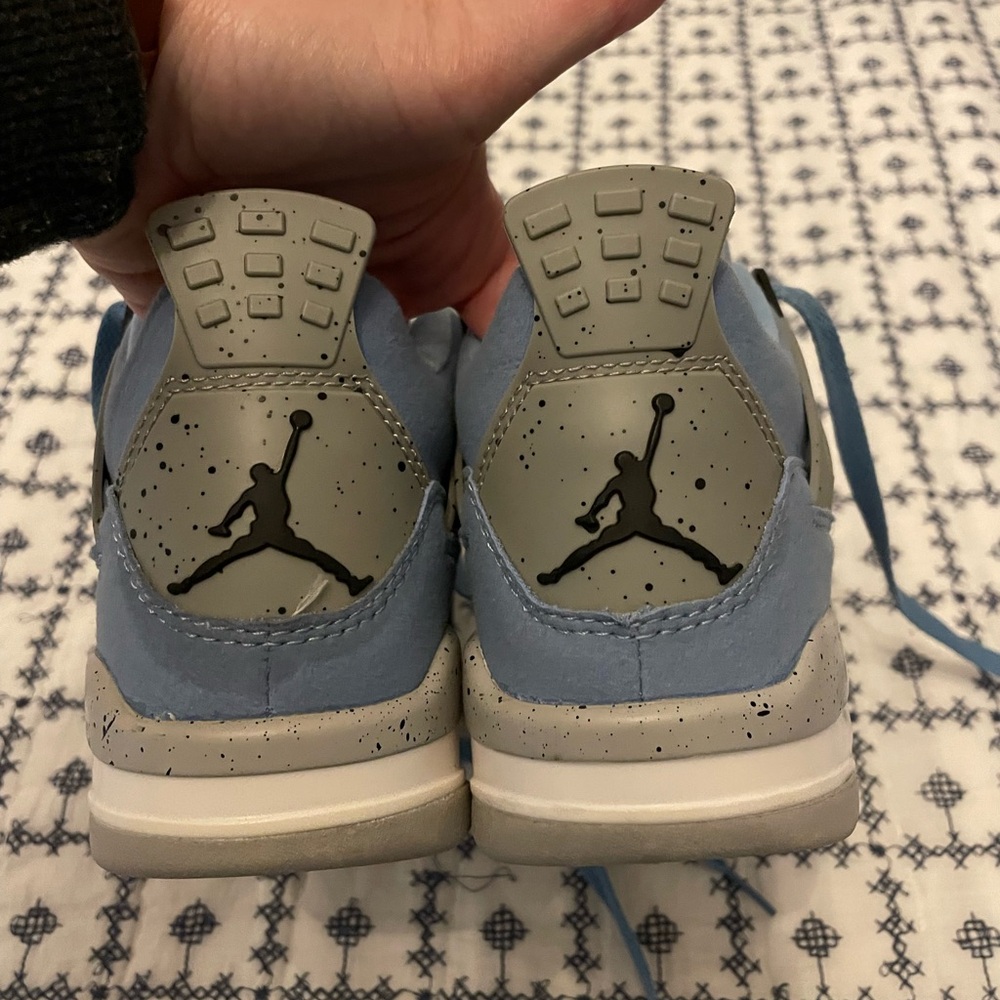 Air Jordan 4 Retro blue university sz 7 - Picture 3 of 11